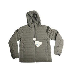 Vuori Men’s Steadfast Jacket Full Zip Puffer Hooded Outerwear Balsam Sz Medium